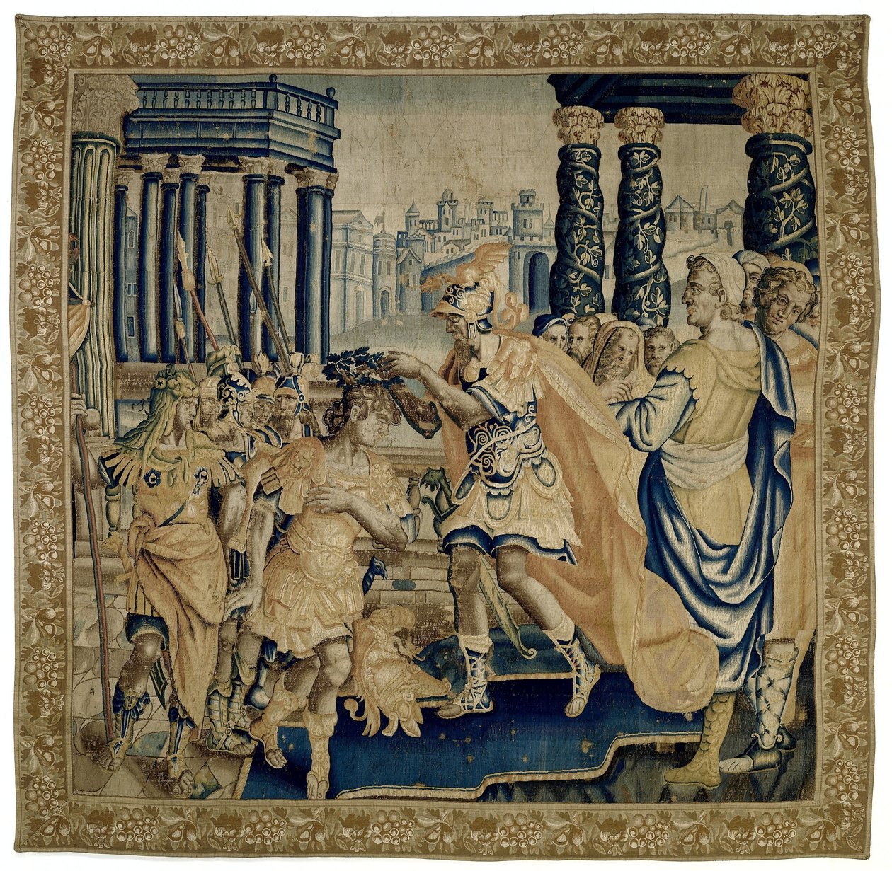 Coriolanus tar emot lagerkransen The History of Coriolanus (serietitel) av Anonymous