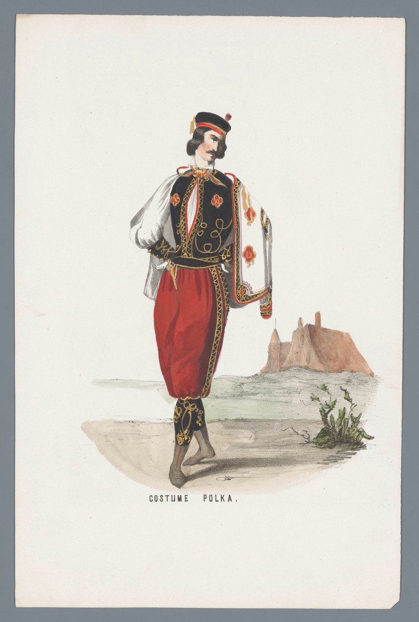Kostympolka (titel på objekt) av Anonymous