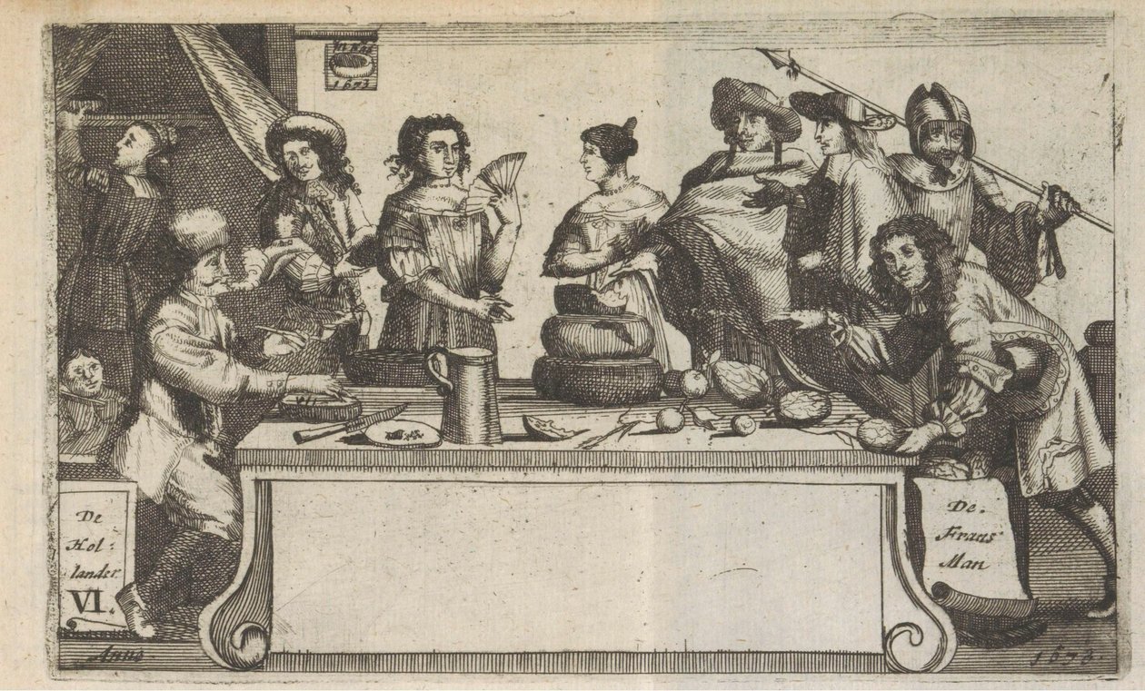 Från Fransman och Hollander, 1673 Frans-man Hollander / Le Francois L