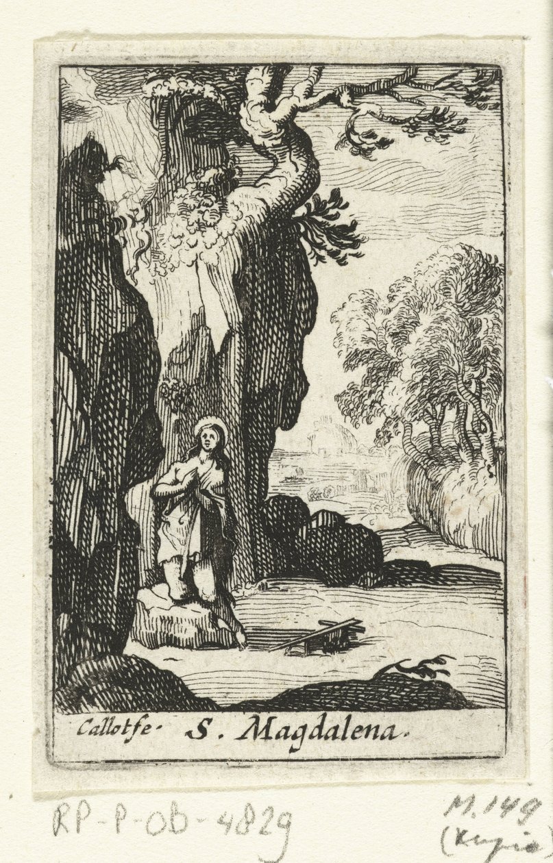 Den ångerfulla Maria Magdalena S. Magdalena (titel på objekt) The Penitent Saints (serietitel) av Anonymous
