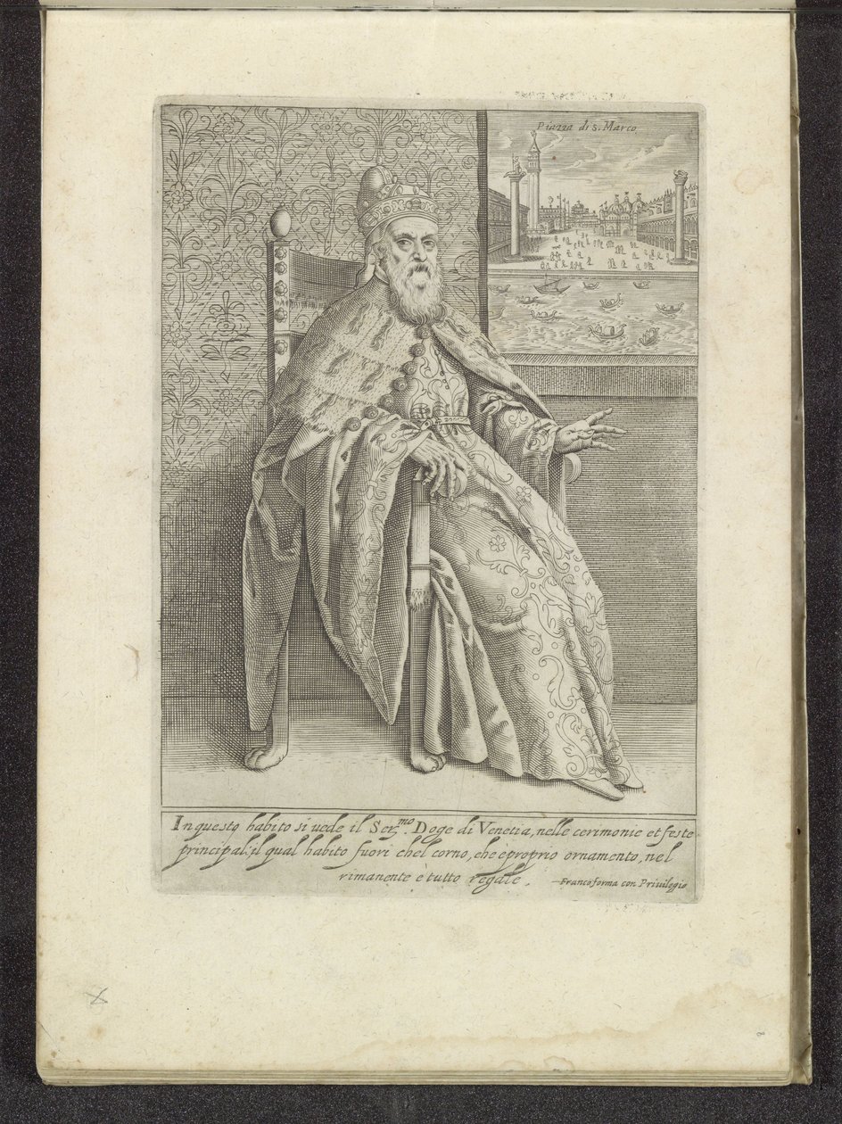 Doge van Venetië Scènes uit het Venetiaanse leven (serietitel) Habiti d