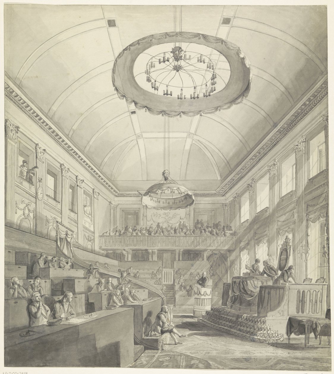 Första nationalförsamlingen i Haag, 1796 av Anonymous