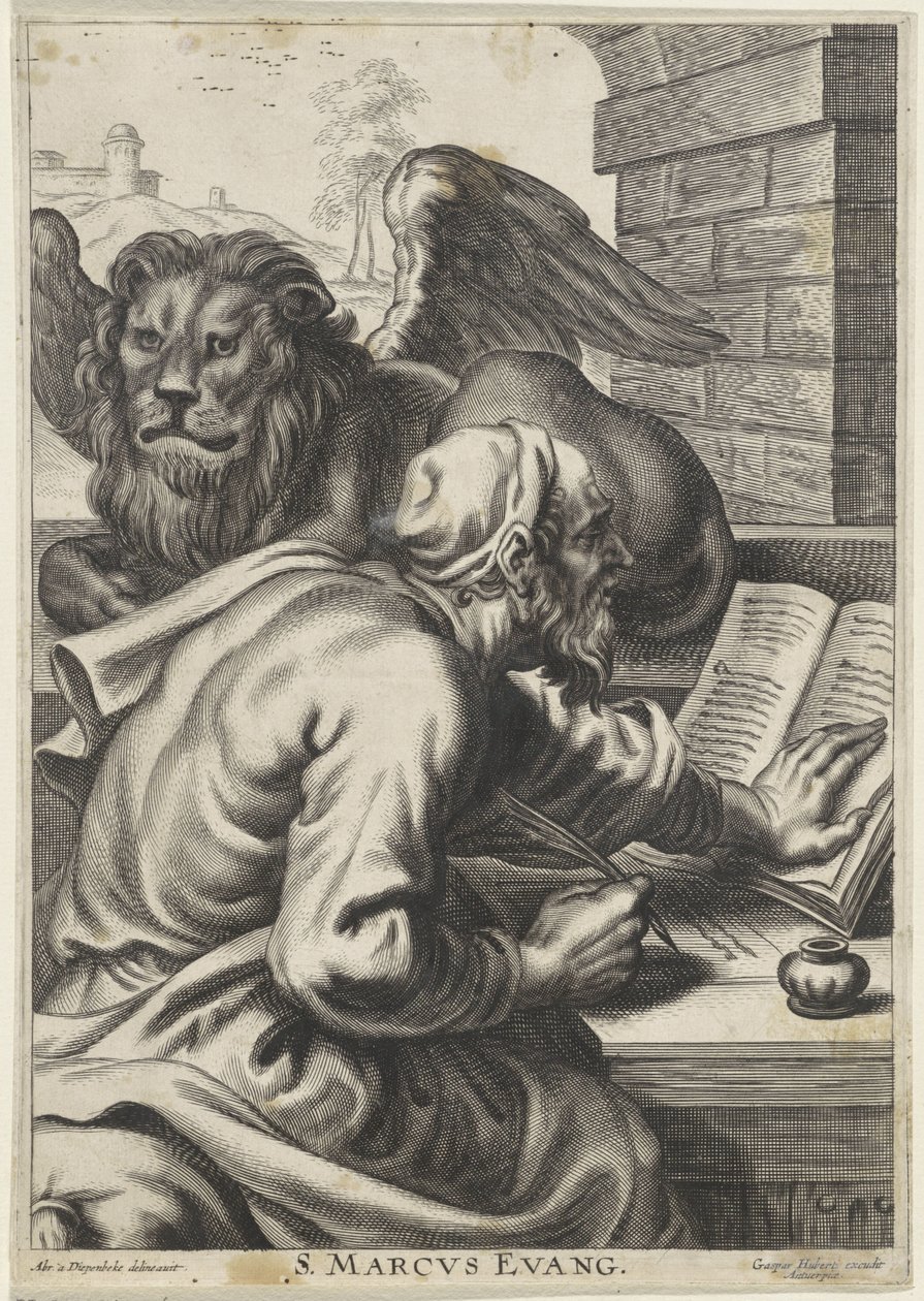 Evangelist Marcus S. Marcus Evang (titel på objekt) av Anonymous