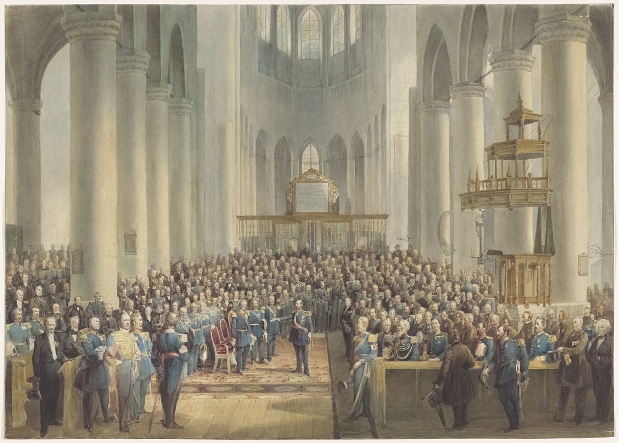 Firande för att hedra veteranerna 1813-1815, 1865 av Anonymous