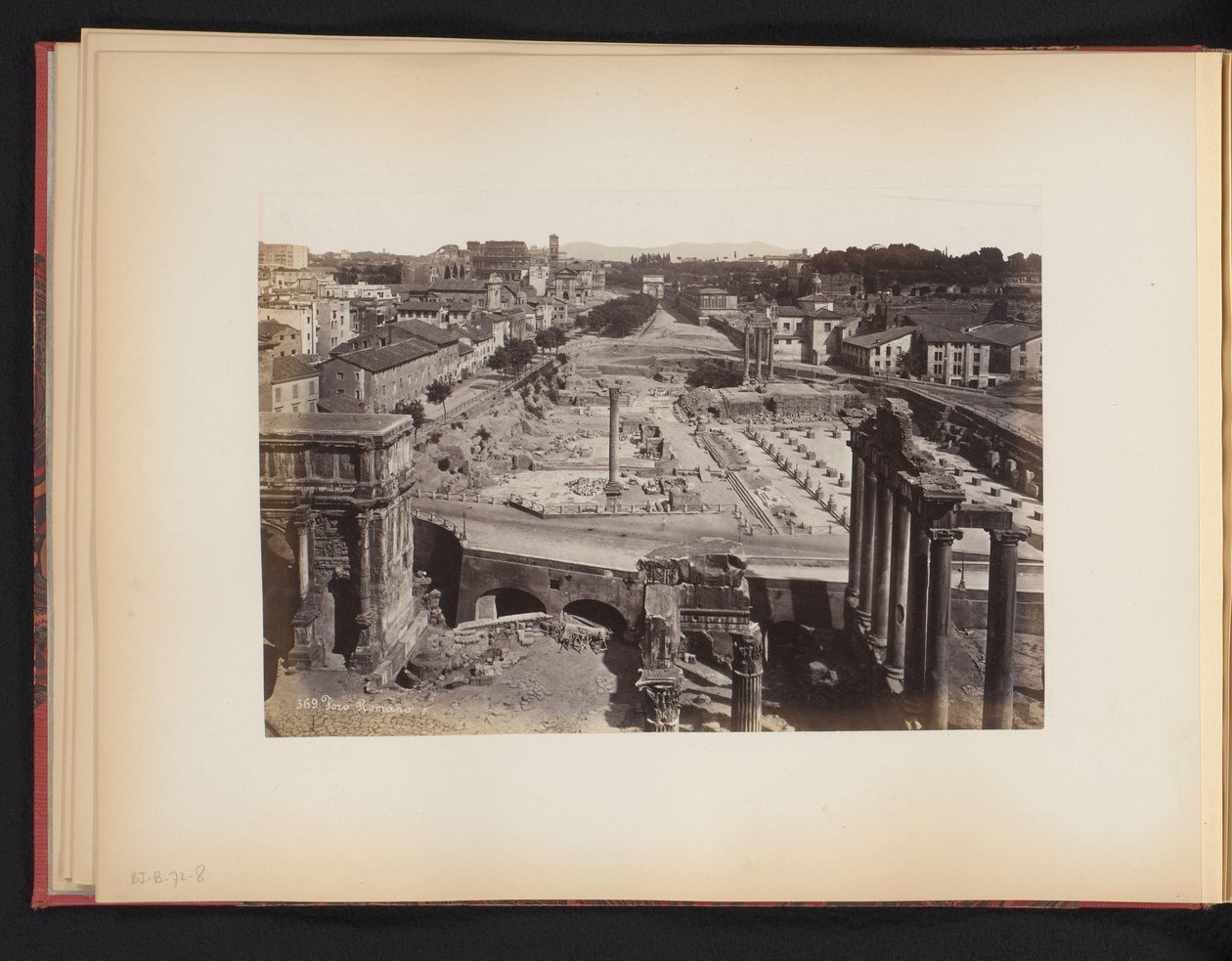 Forum Romanum i Rom, Italien Forum Romanum (titel på objekt) av Anonymous