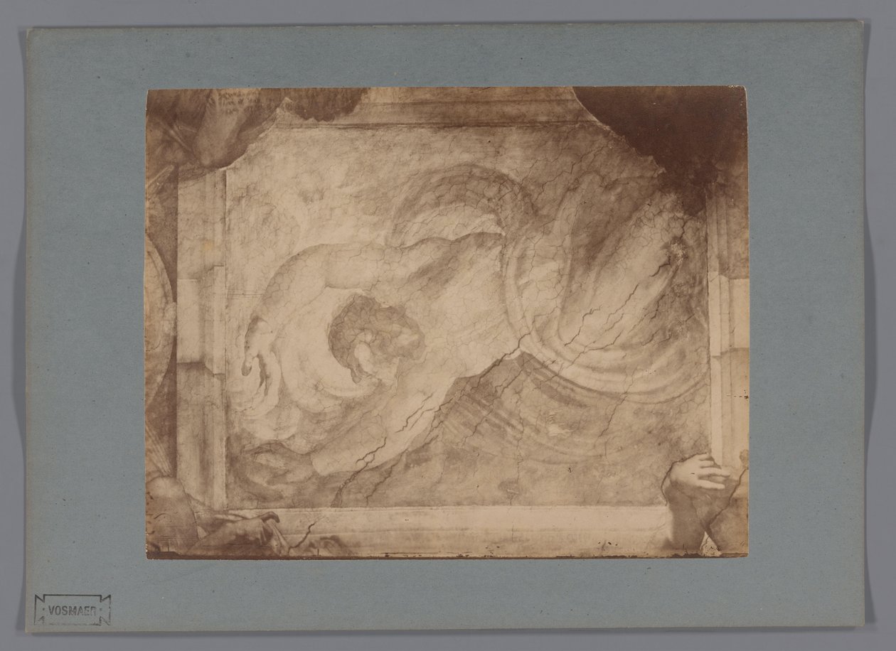 Fotoreproduktion av fresken The Separation of Dark and Light av Michelangelo i Sixtinska kapellet av Anonymous