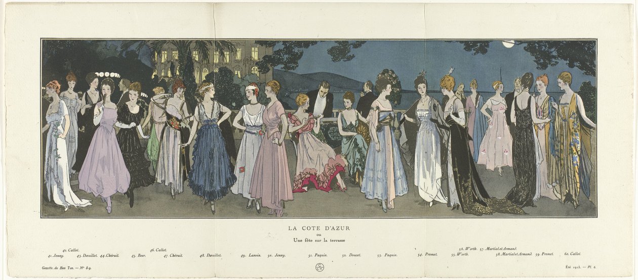 Gazette du Bon Ton, 1915 - nr 8-9: Cote d