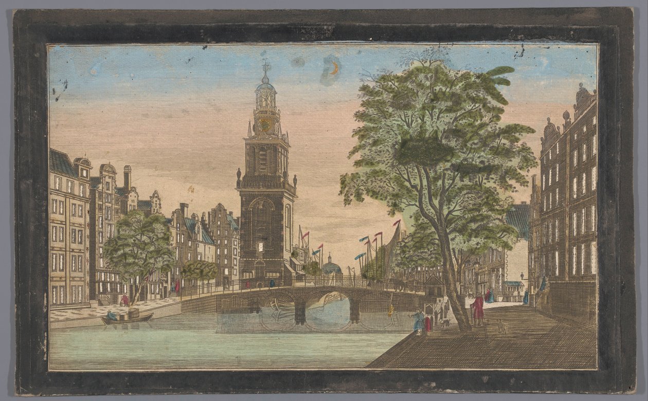 Utsikt över Jan Roodenpoortstoren i Amsterdam av Anonymous