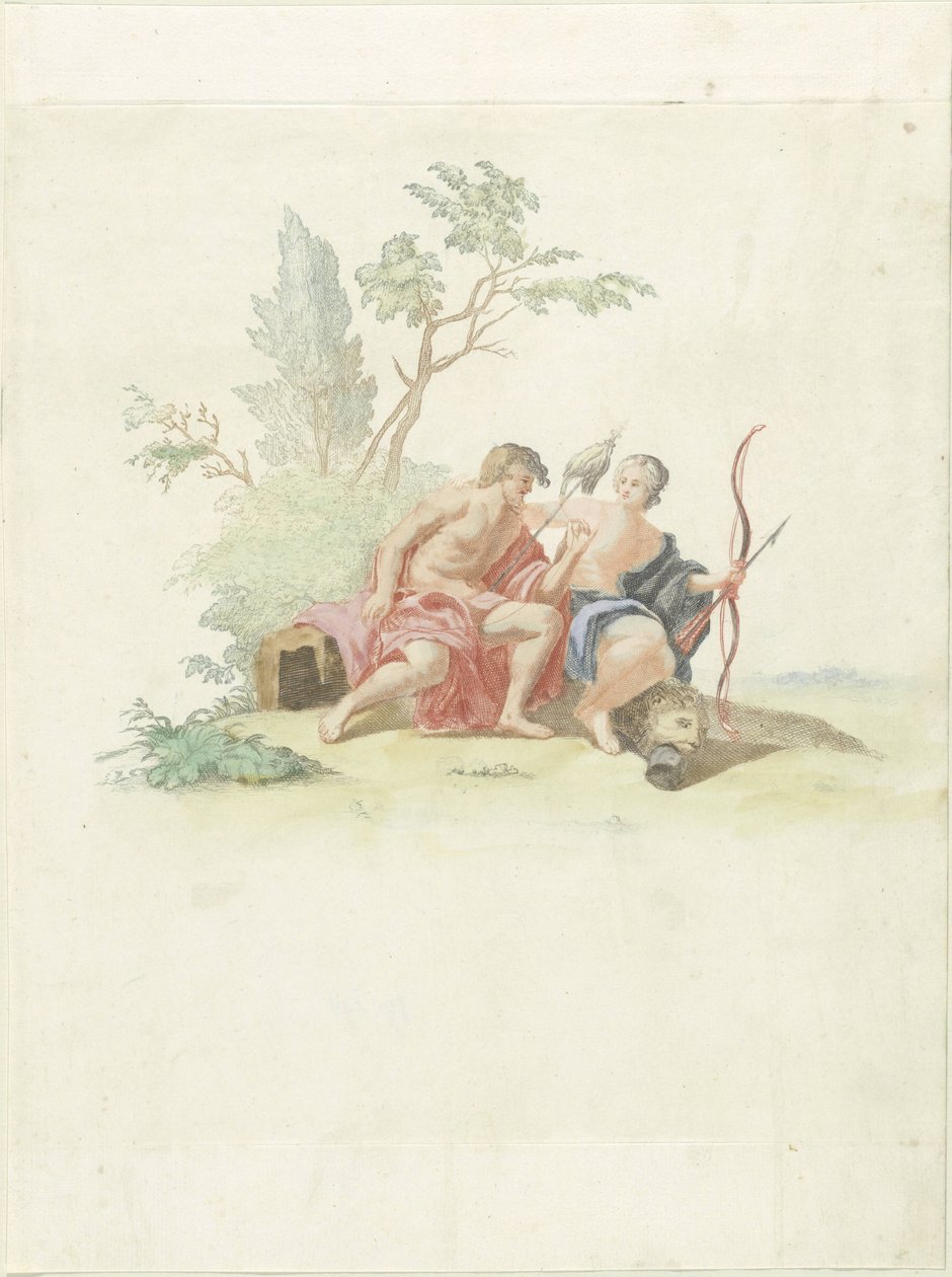 Hercules i Omphale av Anonymous