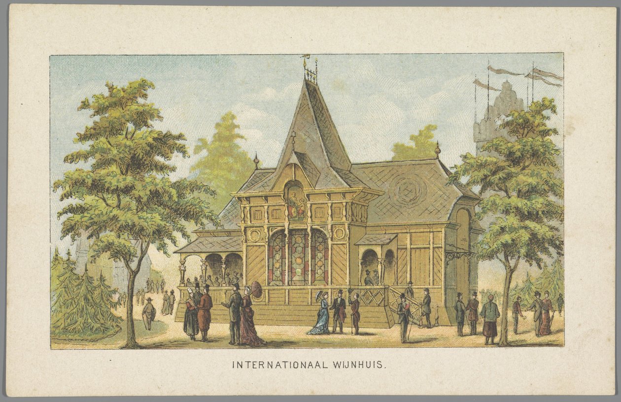 International Winery på världsutställningen i Amsterdam, 1883 International Winery (titel på objekt) Minne av Amsterdam 1883 (serietitel på objekt) av Anonymous