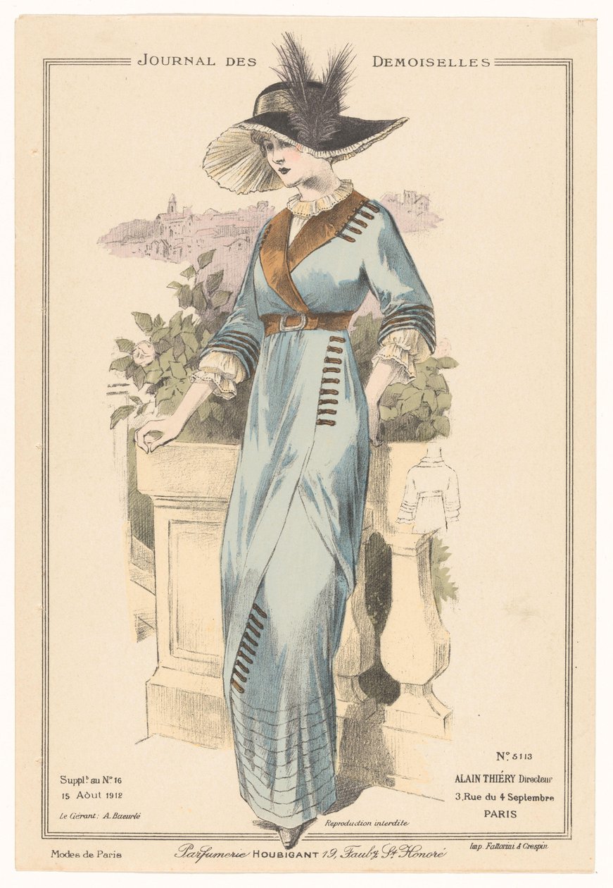Journal des Demoiselles 15 augusti 1912, nr. 5113 av Anonymous