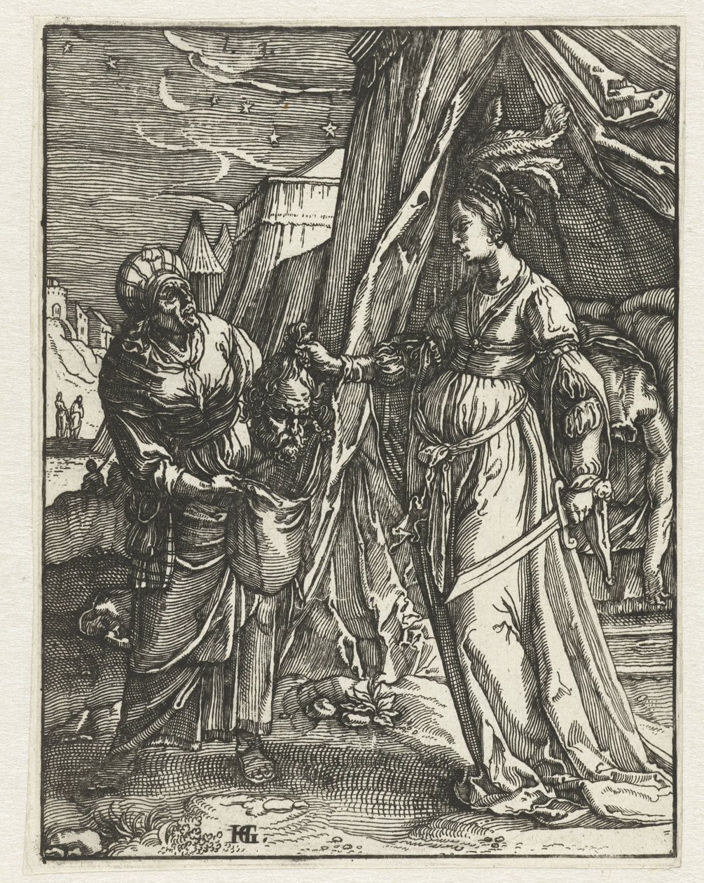 Judith med huvudet av Holofernes av Anonymous