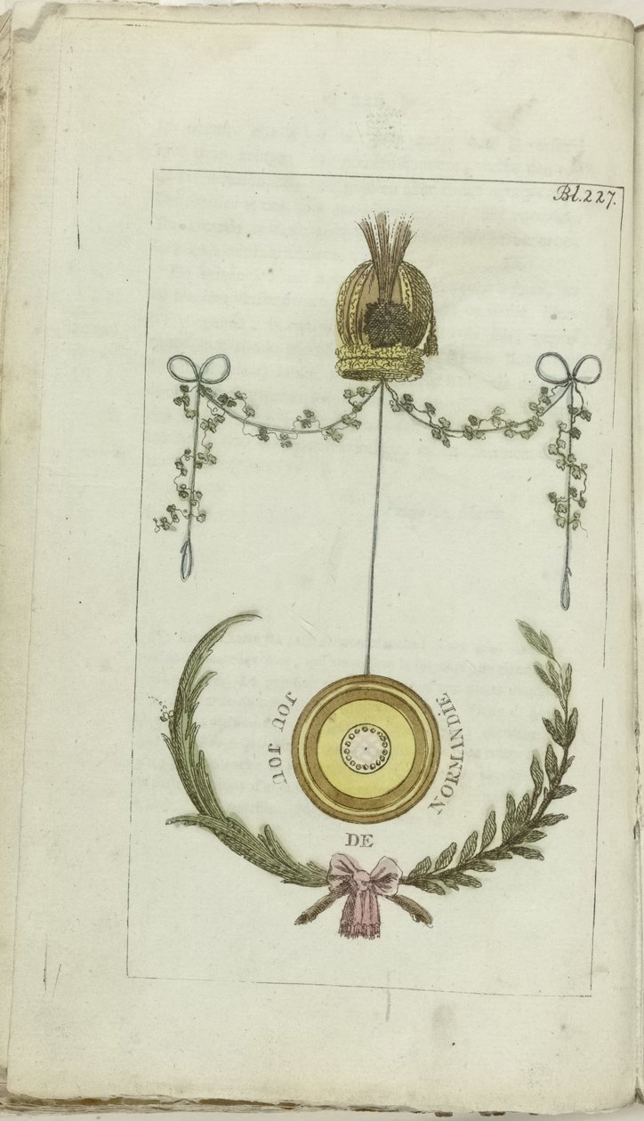 Mode- och smakkabinett 1791, sid. 227: Jou jou de Normandie av Anonymous