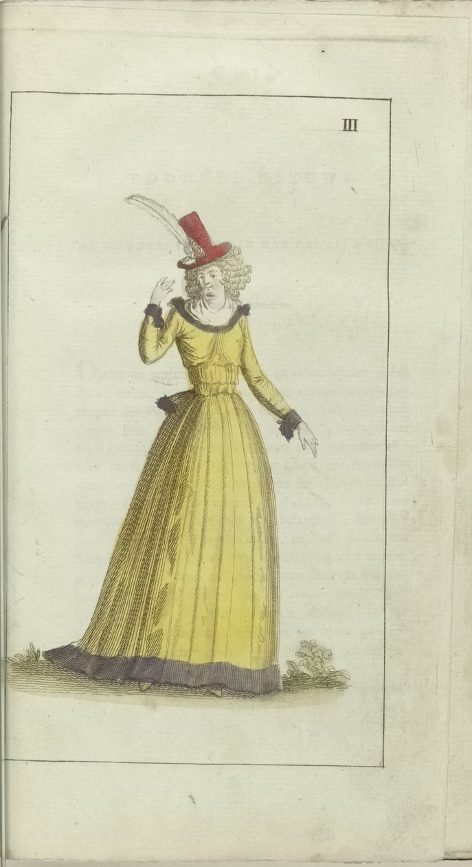 Skåp för mode och smak 1791, pl. III: av Anonymous