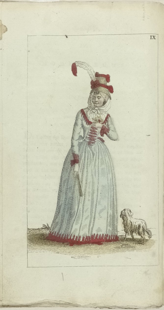 Mode- och smakkabinett 1791, pl. IX av Anonymous