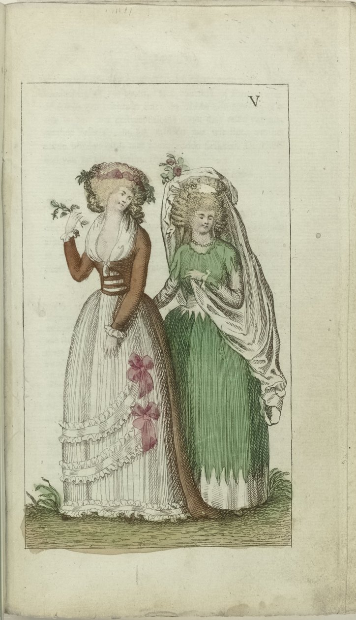 Skåp för mode och smak 1791, pl. F av Anonymous