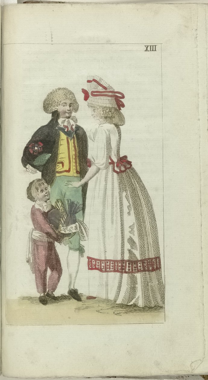 Mode- och smakkabinett 1791, pl. XIII av Anonymous