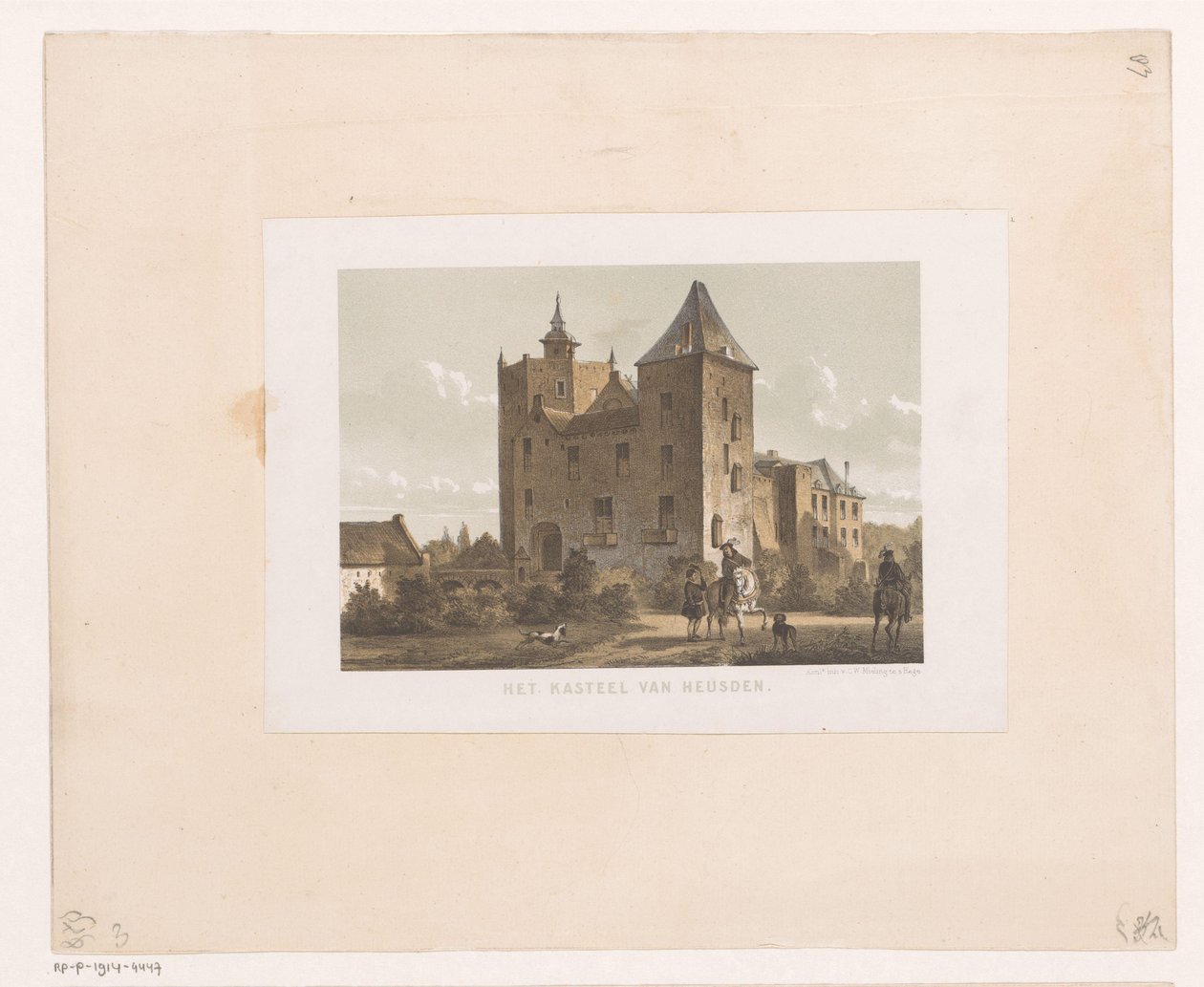 Heusdens slott Slottet Heusden (titel på objekt) av Anonymous