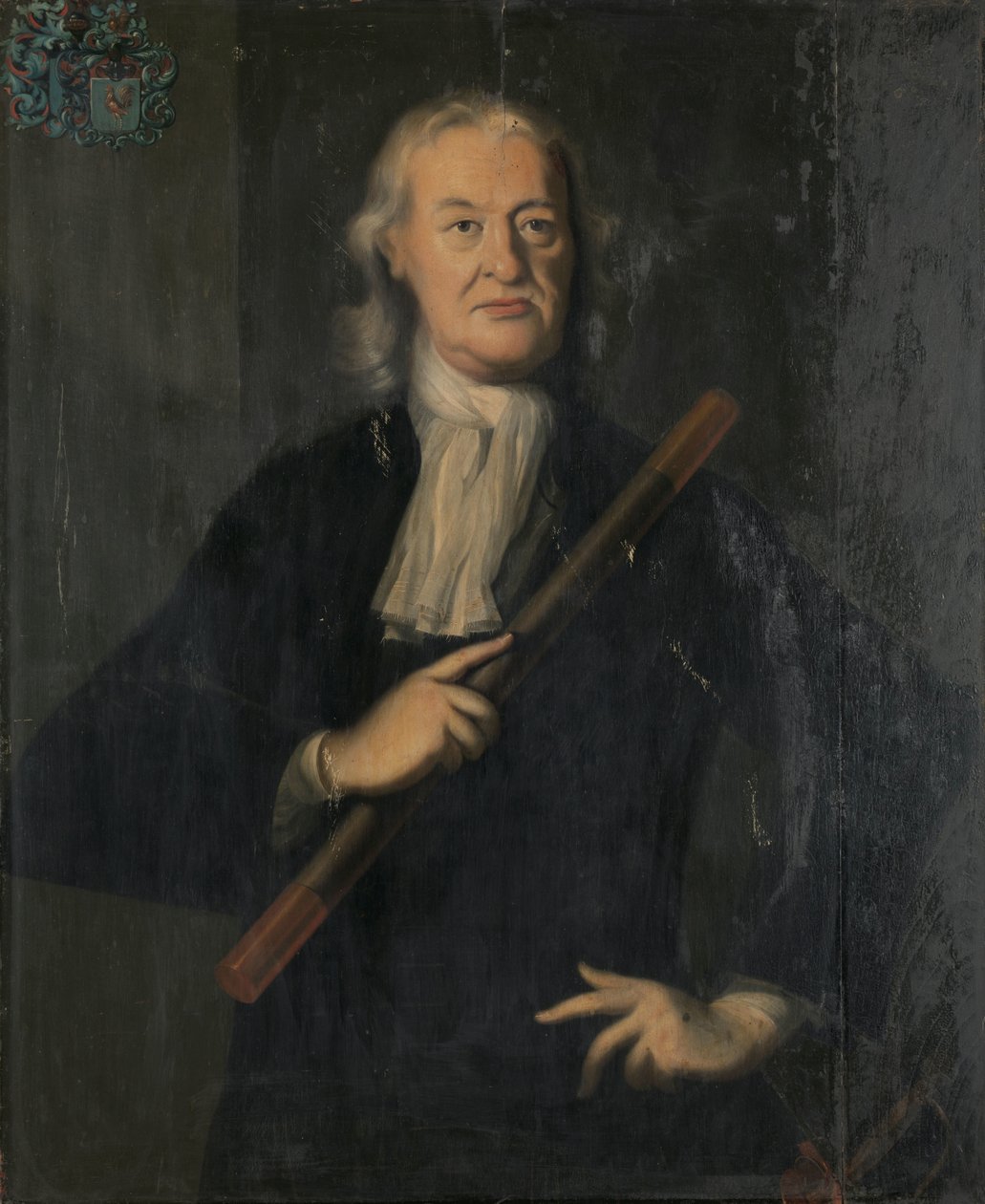 Matthew de Haan (1725-1729) Porträtt av Mattheus de Haan, generalguvernör i Nederländska Ostindien av Anonymous