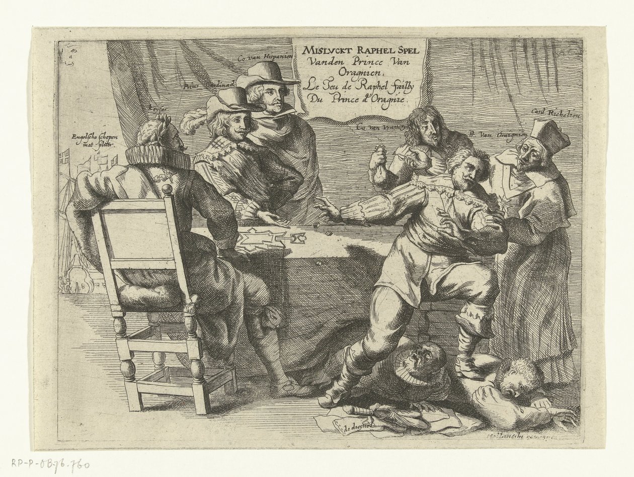 Misslyckat spel för Schenkenschans, 1635-1636 Misslyckat Raphael Game Van den Prince van Oragnien / Le Jeu de Raphel misslyckades Du Prince d