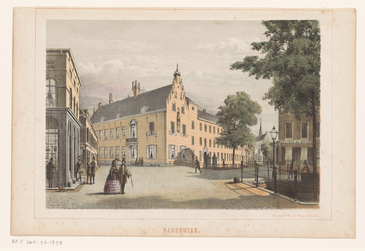 Paushuize i Utrecht Paushuize (titel på objekt) av Anonymous