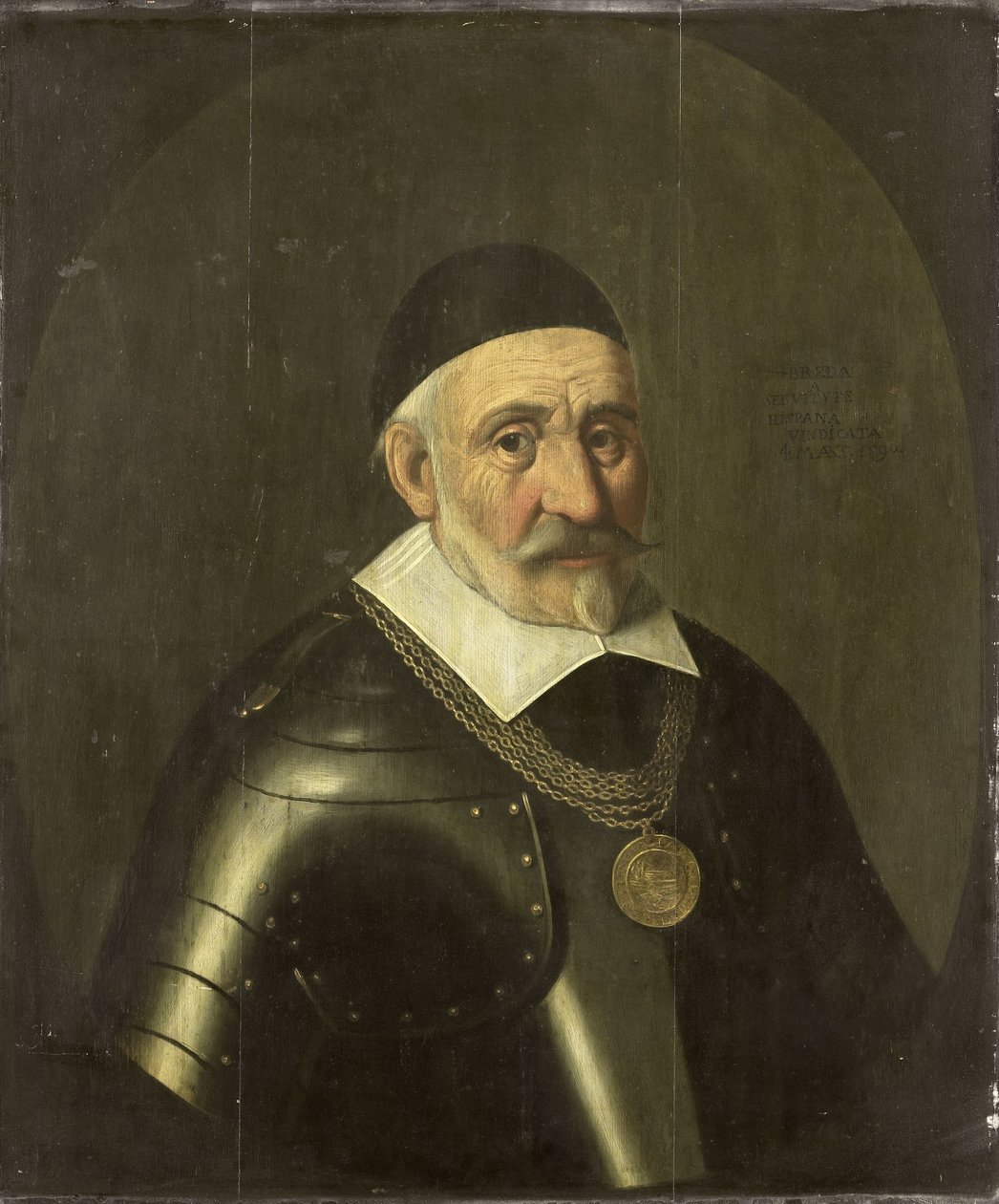 Porträtt av kapten Charles de Heraugières, befälhavare i Breda av Anonymous