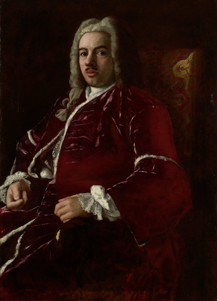 Porträtt av Cornelis Calkoen (1696-1764). Ambassadör till det osmanska riket i Konstantinopel (Istanbul) av Anonymous