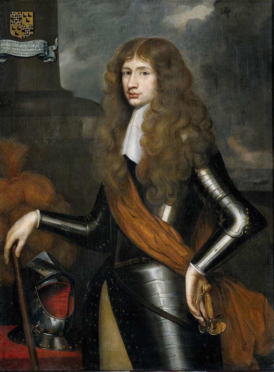 Porträtt av Cornelis van Aerssen, Lord of Sommelsdijk, guvernör i Surinam från 1683 av Anonymous