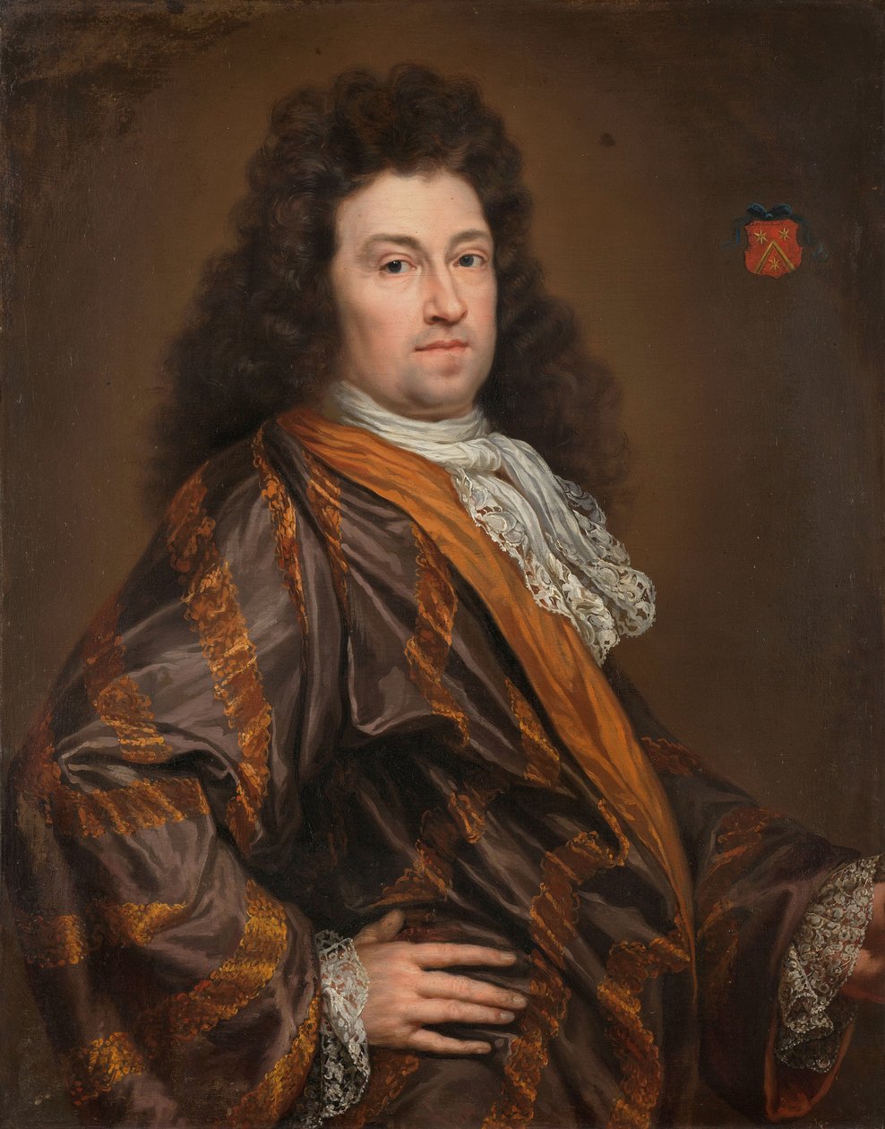Porträtt av François Leydecker (1650-1718). Delegat till revisionsrätten för Zeeland av Anonymous