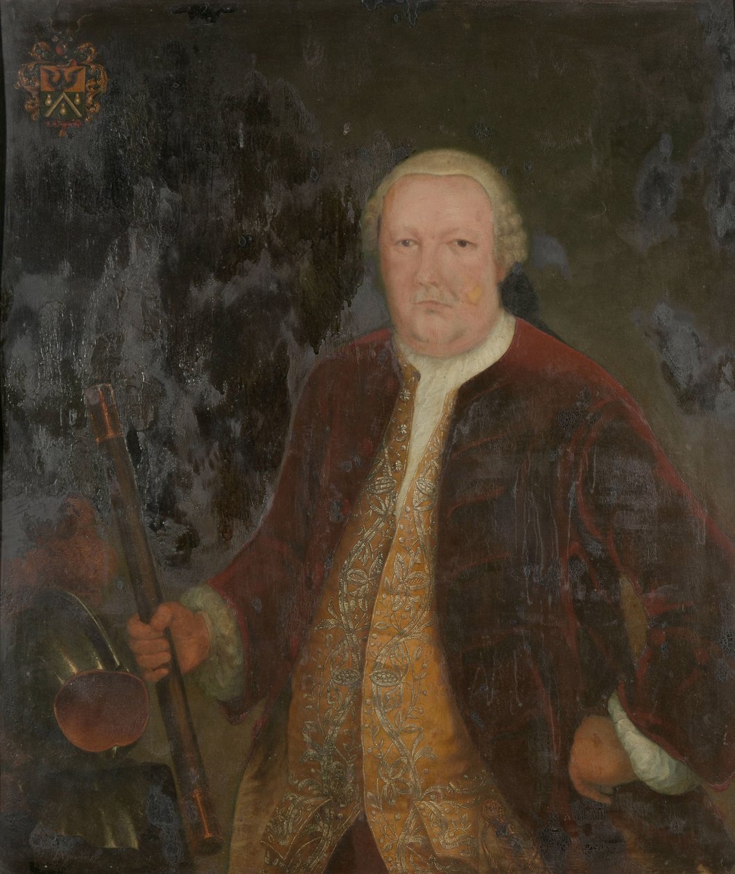 Porträtt av Petrus Albertus van der Parra, generalguvernör för Nederländska Ostindiska kompaniet av Anonymous