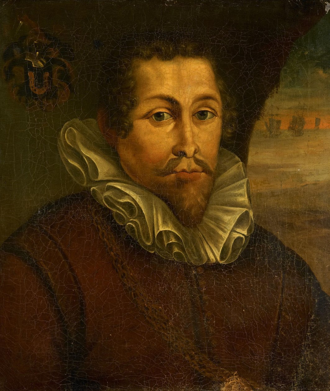 Porträtt av Pieter Willemsz Verhoeff (ca 1573-1609) av Anonymous