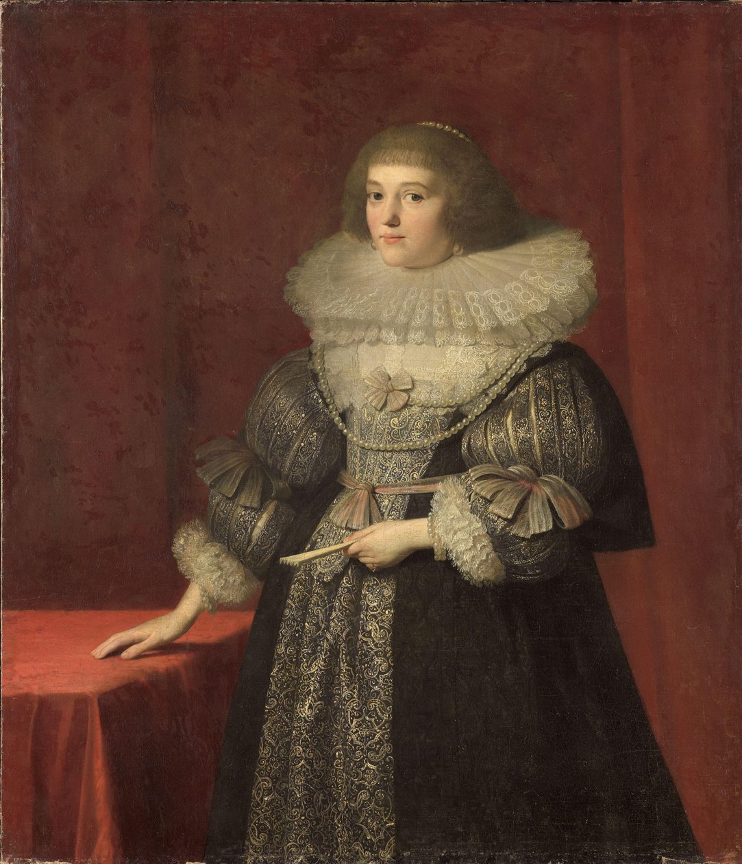 Porträtt av Ursula (1594-1657), grevinna av Solms-Braunfels av Anonymous