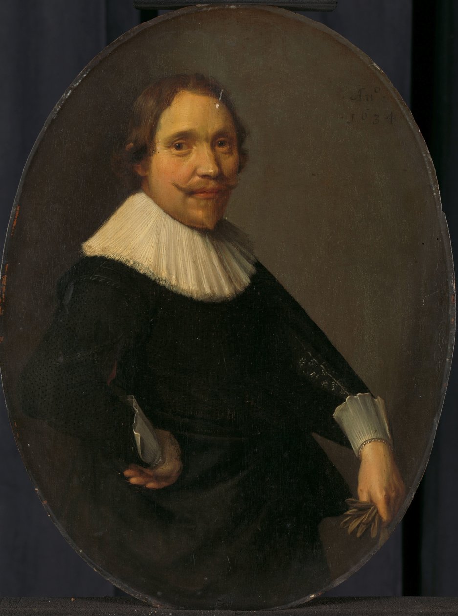 Porträtt av Willem van Oldenbarneveldt, Lord of Stoutenburg, kavallerikapten i spansk och holländsk tjänst av Anonymous