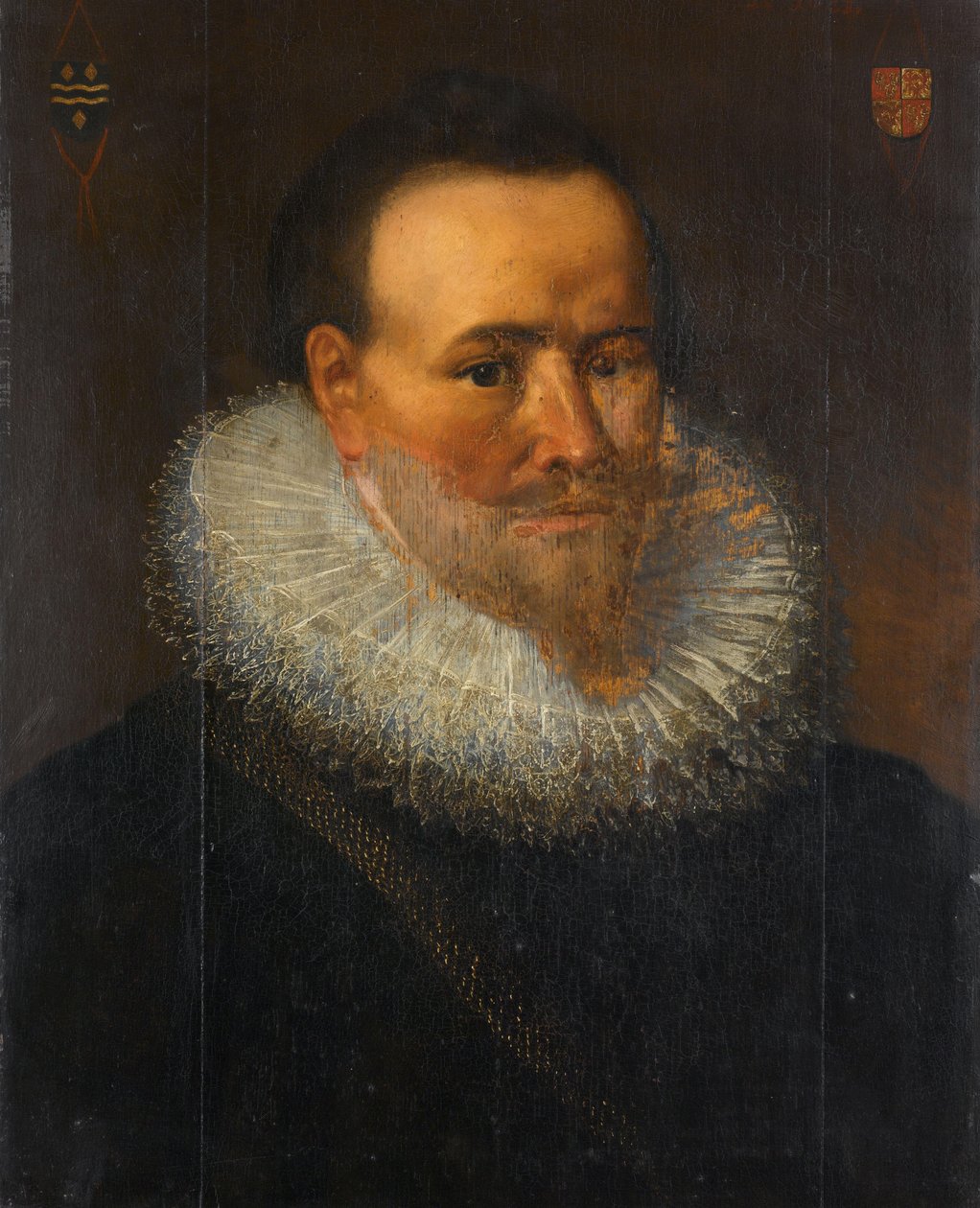 Porträtt av en man, möjligen Joris van Cats (ca 1590-1654) av Anonymous
