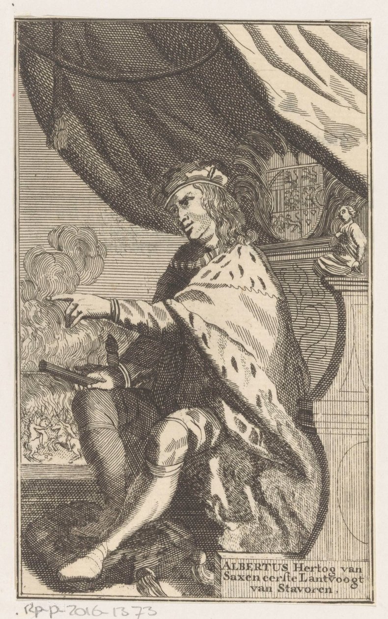 Porträtt av Albrecht III, hertig av Sachsen av Anonymous