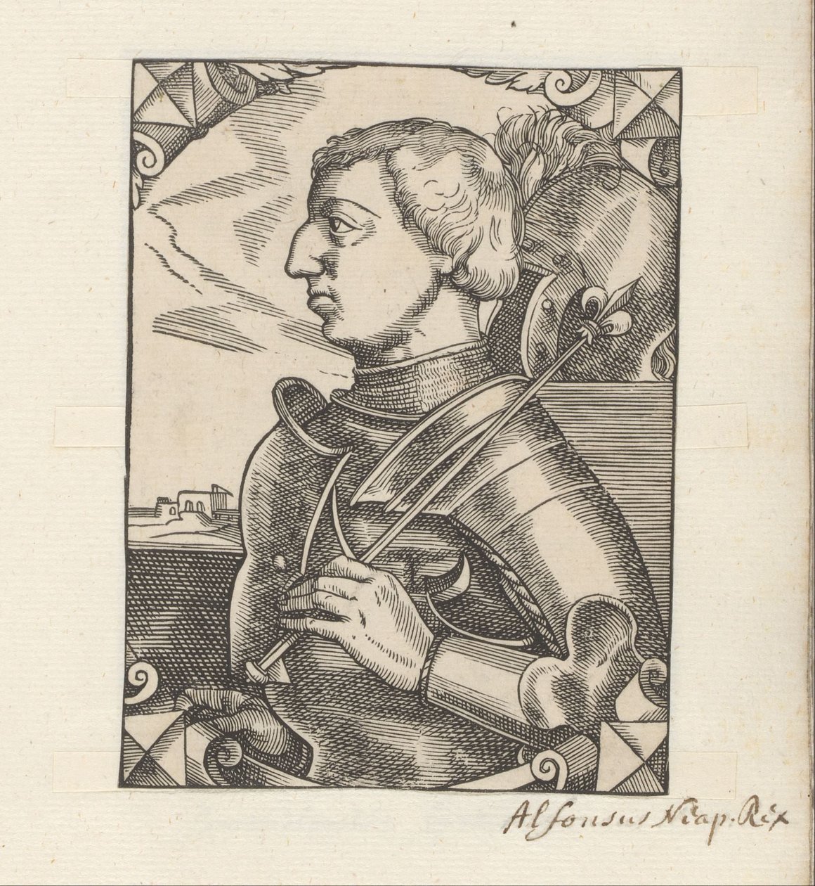 Porträtt av Alfonso V av Aragon av Anonymous