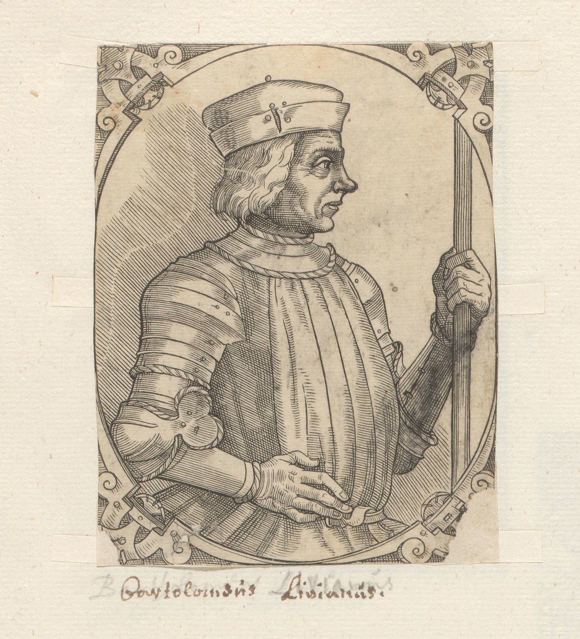 Porträtt av Bartholomeus Livianus av Anonymous
