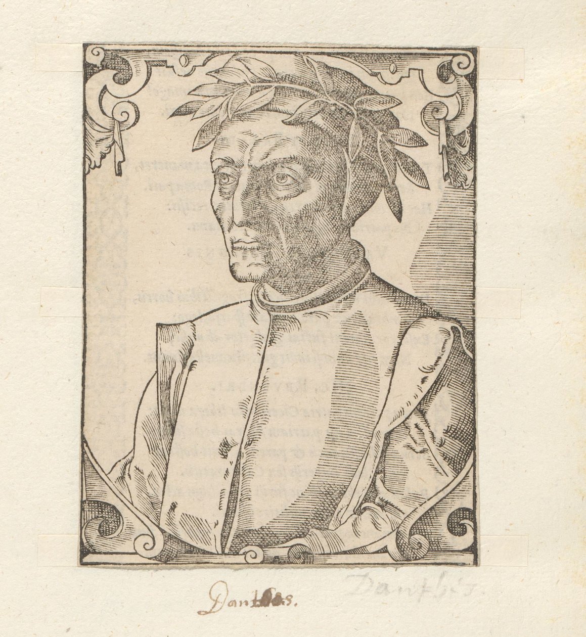 Porträtt av Dante Alighieri av Anonymous