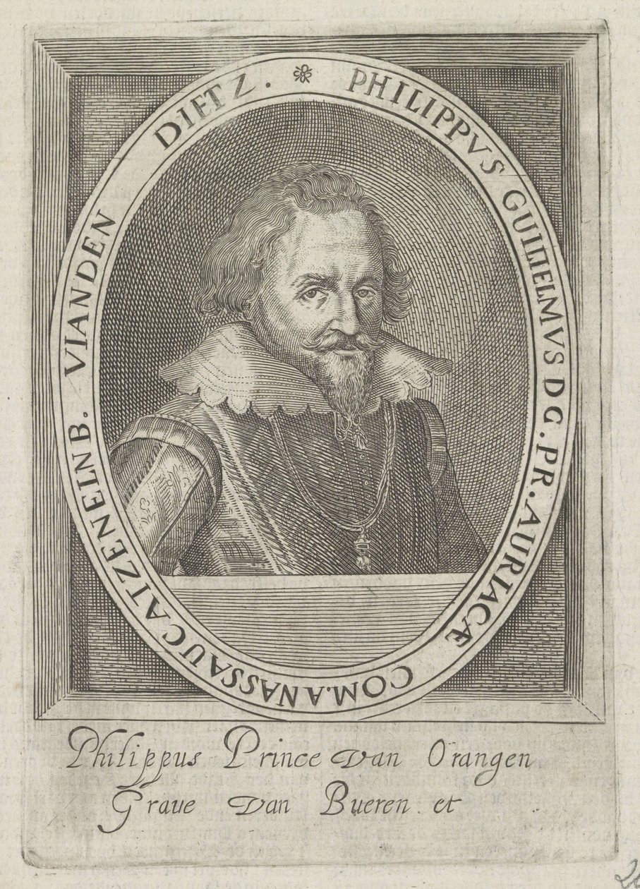 Porträtt av Philip William, Prince of Orange av Anonymous