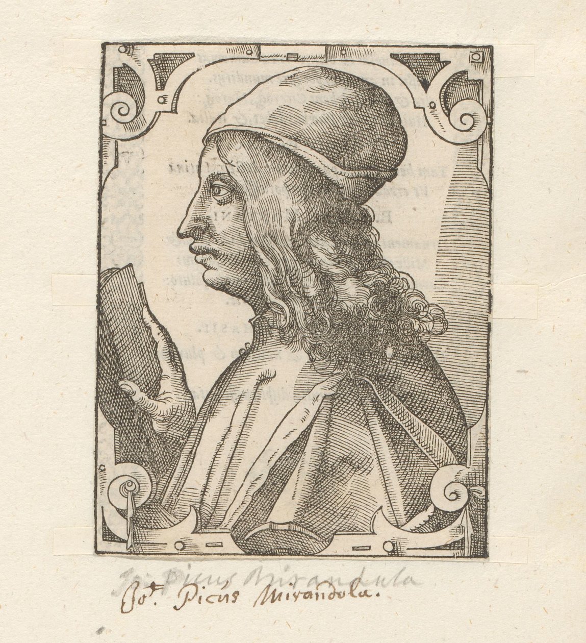 Porträtt av Giovanni Pico della Mirandola av Anonymous
