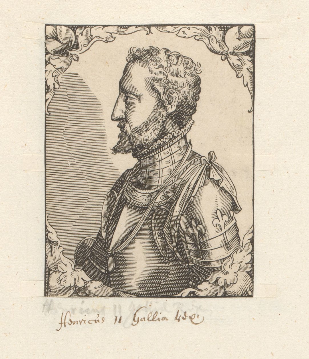 Porträtt av Henrik II, kung av Frankrike av Anonymous