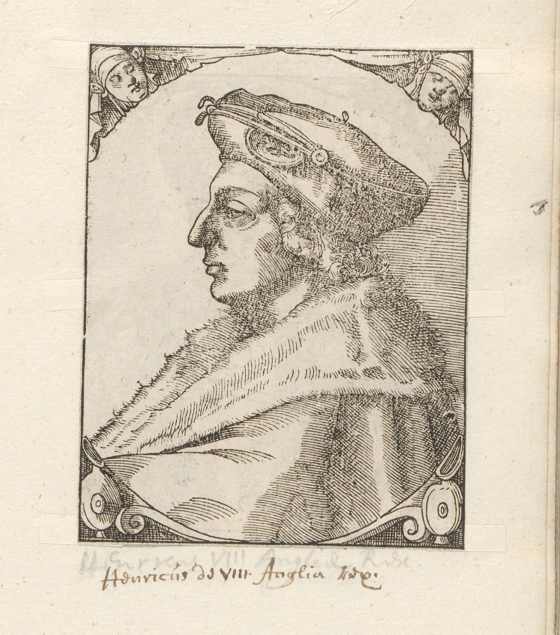 Porträtt av Henrik VIII, kung av England och Irland av Anonymous