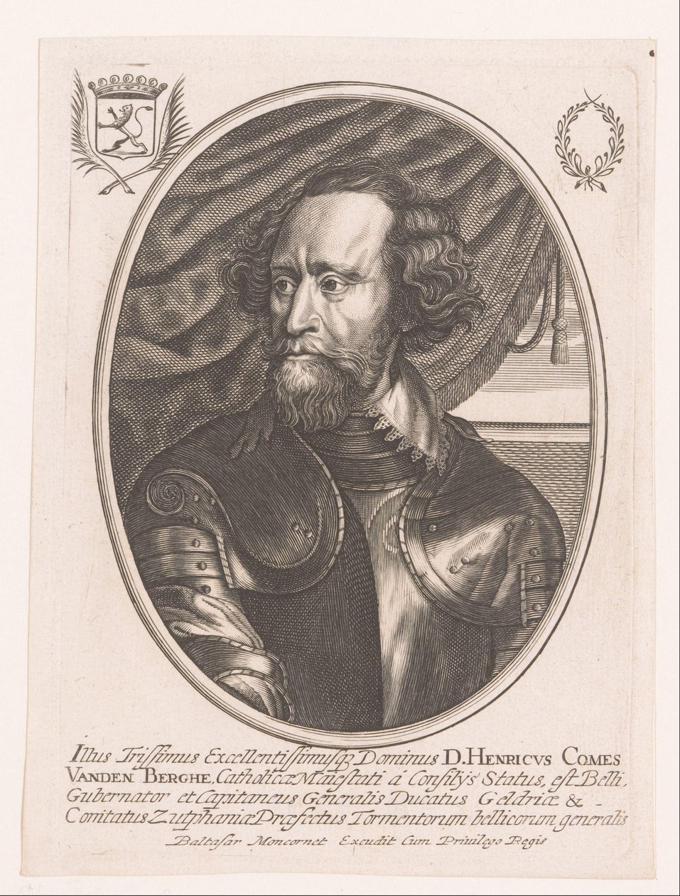 Porträtt av Hendrik van den Bergh av Anonymous