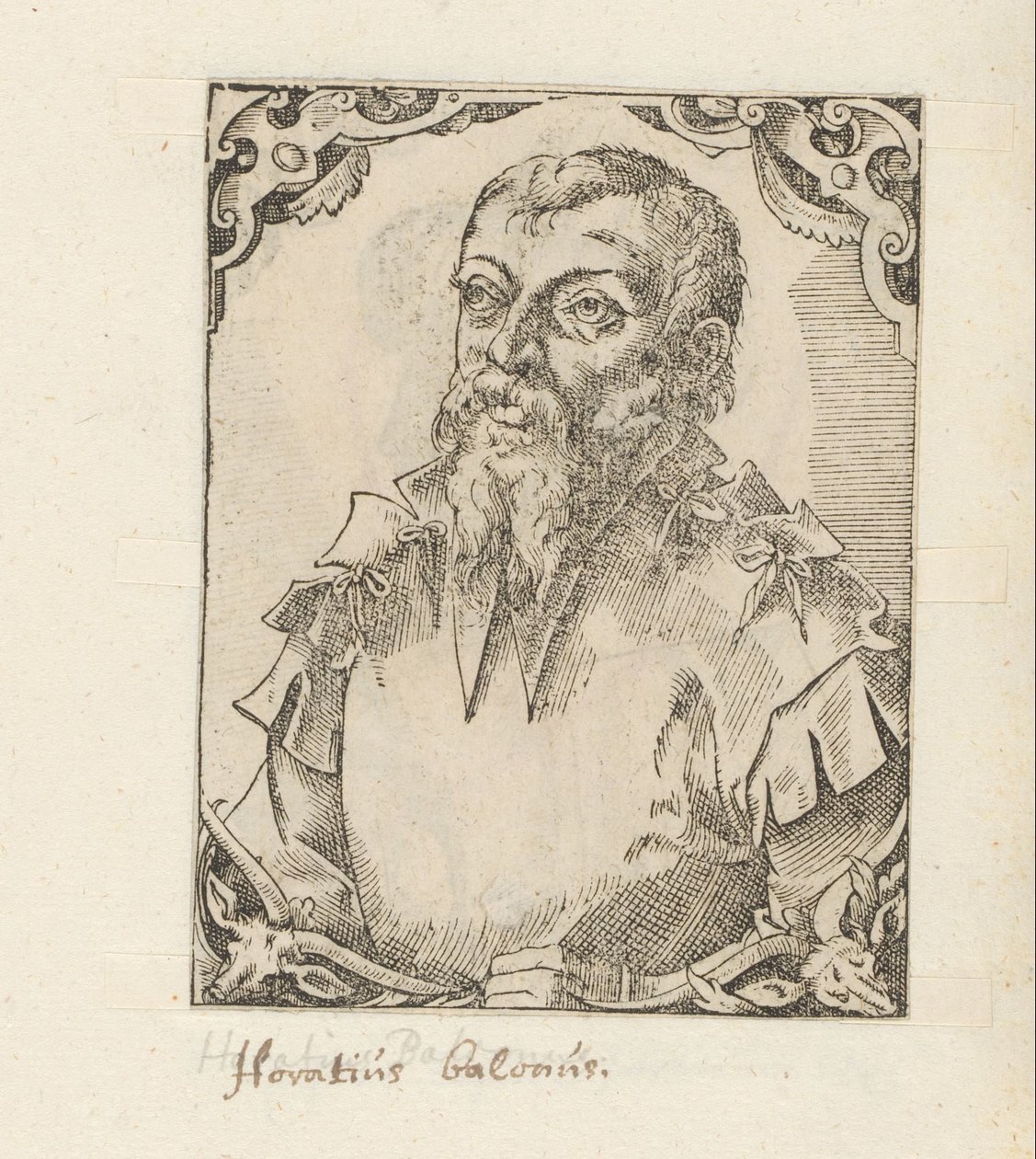 Porträtt av Horatio Baglioni av Anonymous