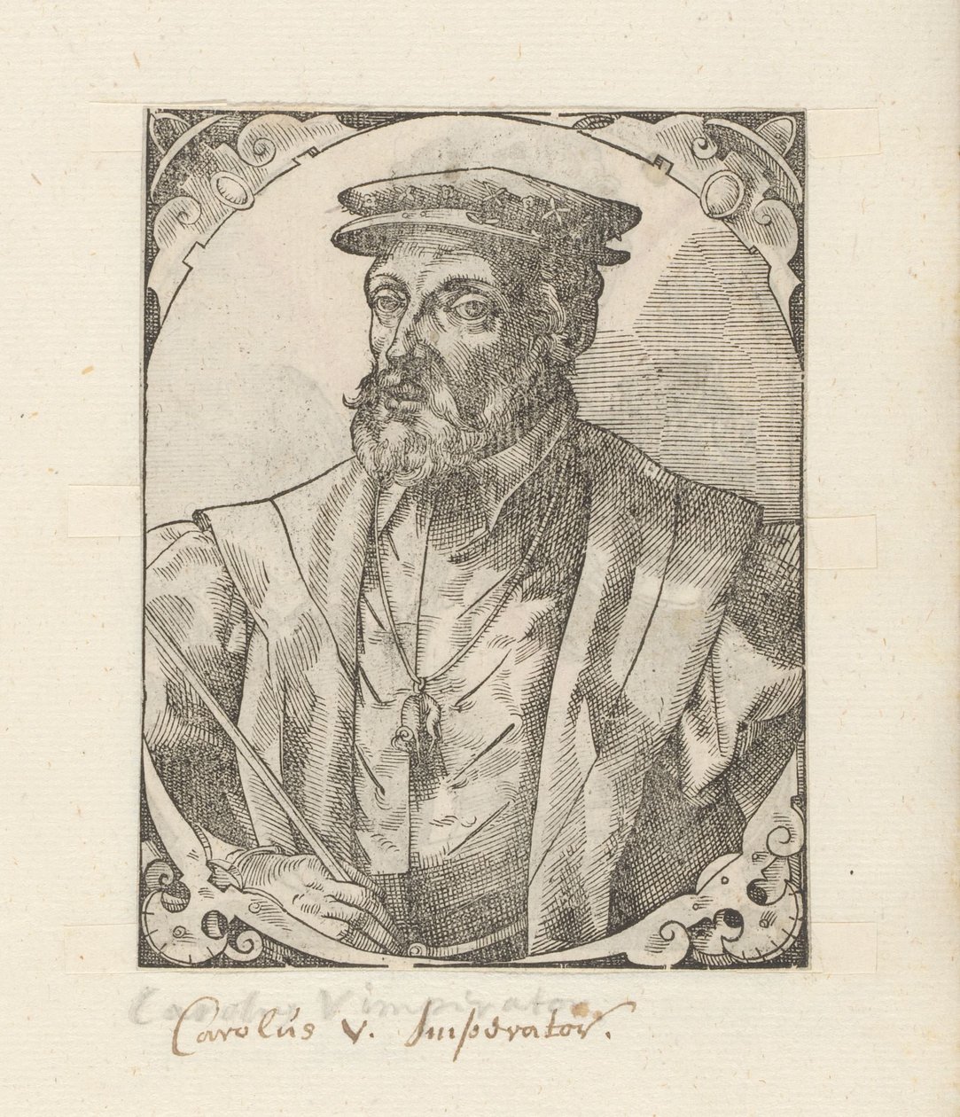 Porträtt av Karel V av Habsburg av Anonymous