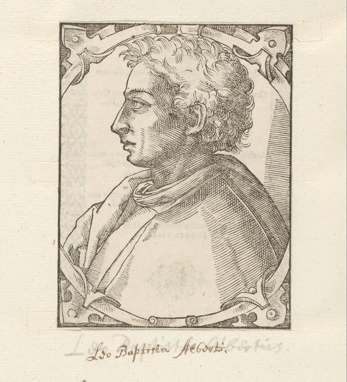 Porträtt av Leon Battista Alberti av Anonymous