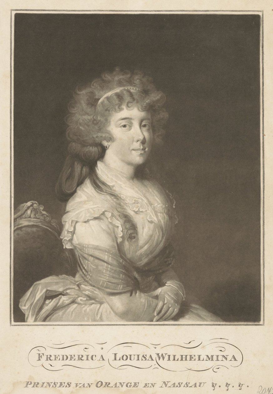 Porträtt av Louise, prinsessan av Orange-Nassau av Anonymous