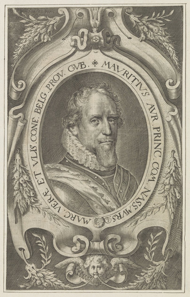 Porträtt av Maurits, Prins av Orange av Anonymous