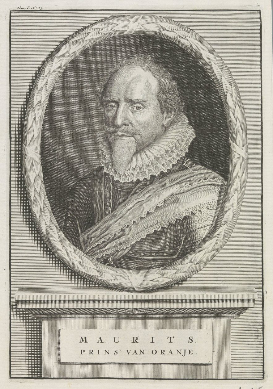 Porträtt av Maurits, Prins av Orange av Anonymous