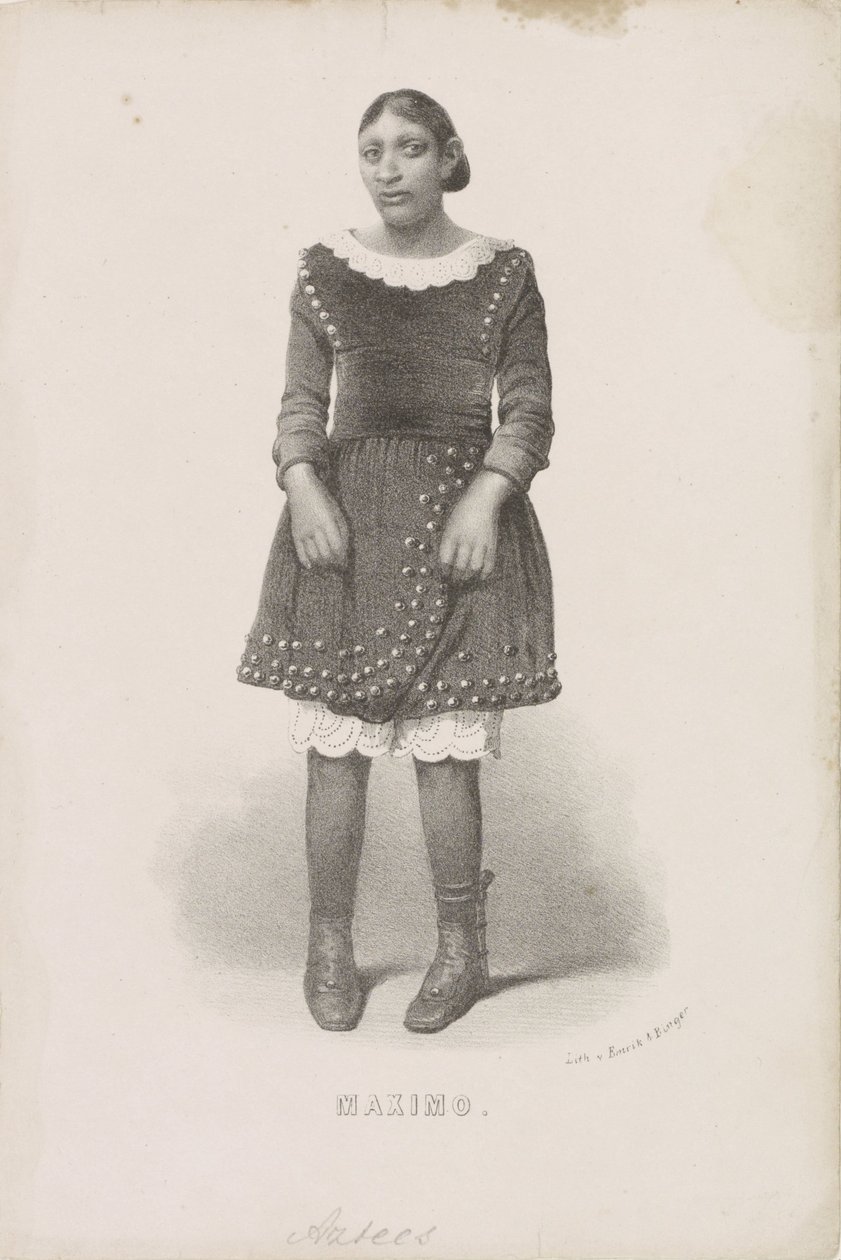 Portret van Máximo, 1857 Maximo (titel på objekt) av Anonymous
